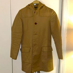 A.P.C Short Trench Rain Coat with Hood XS